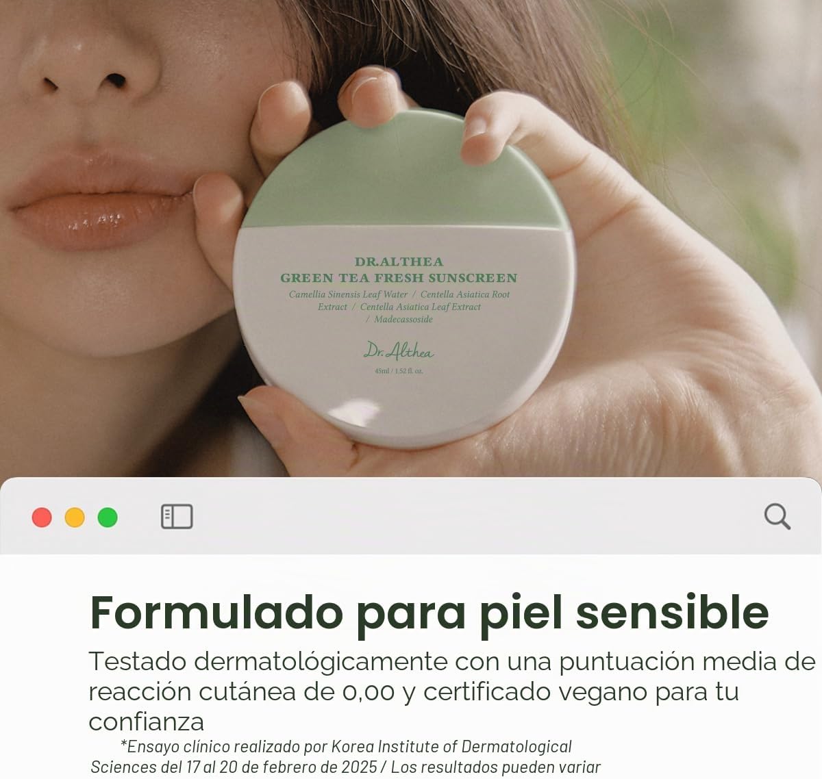 Green Tea Fresh Sunscreen