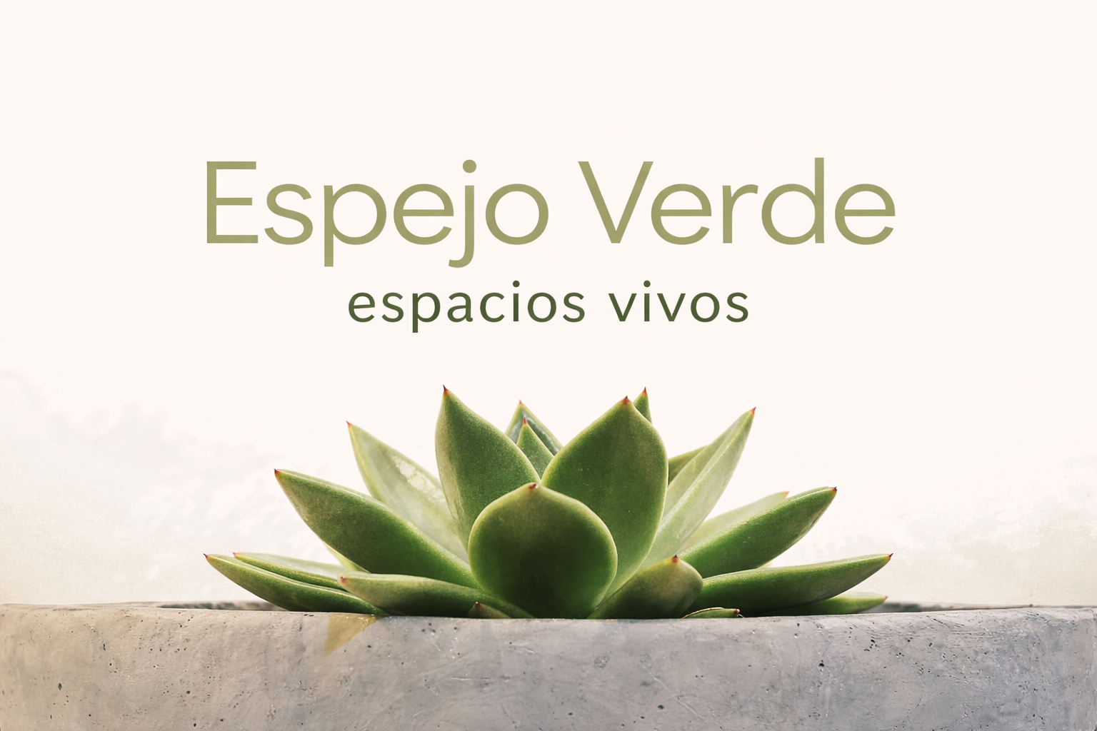 espejo verde