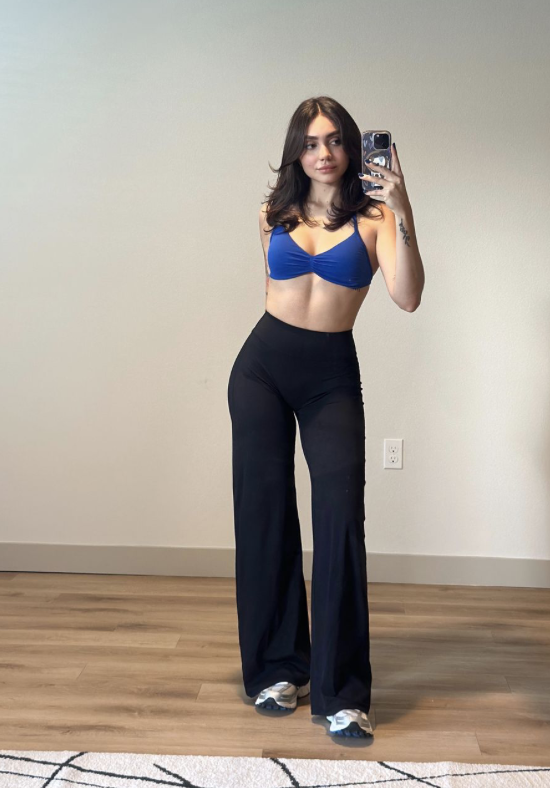 Palazzo Wide Leg negro