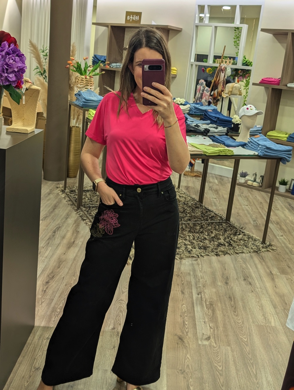 Calça Wide Leg/Big Zone