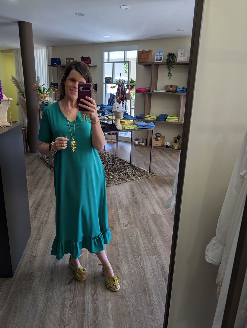 Vestido Oxford/Figueira 