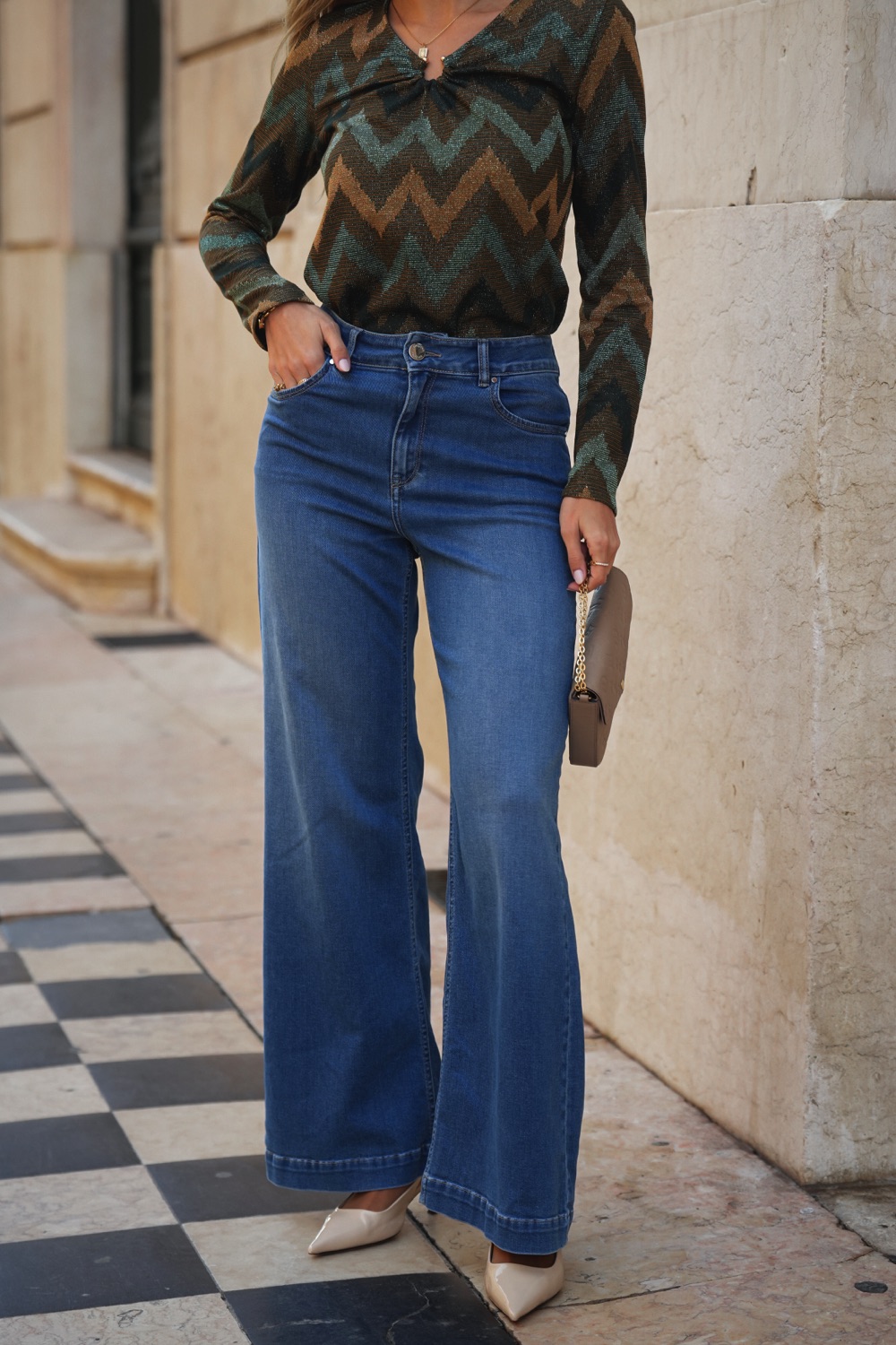 Calça Wide Leg/Big Zone 