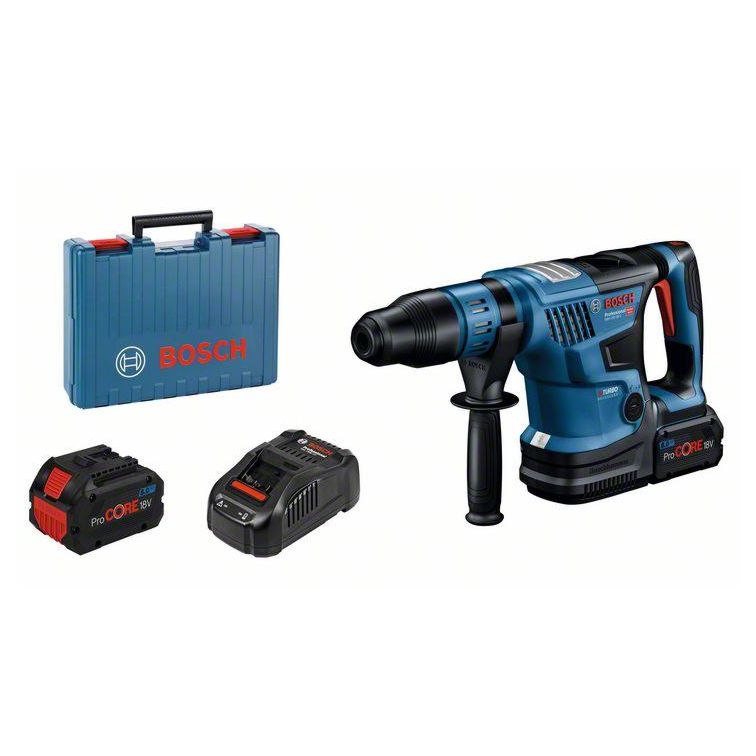 Martelo perfurador sem fio BITURBO com SDS max GBH 18V-36 C + 2x ProCORE18V 8.0Ah BOSCH