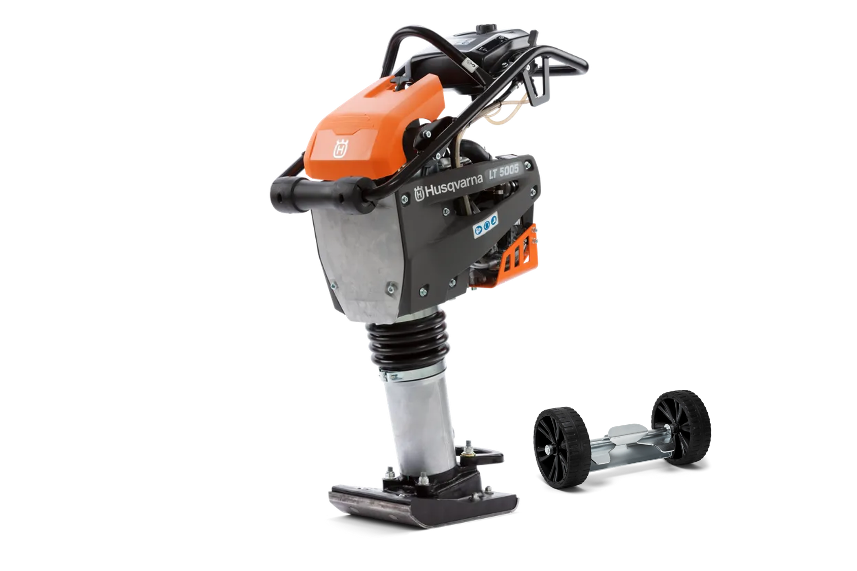 Saltitão Compactador a Gasolina de 230mm + Kit de Rodas LT 5005 HUSQVARNA