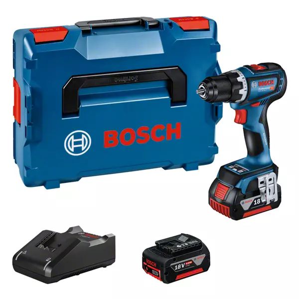 Aparafusadora/Berbequim sem fio GSR 18V-90 C + 2 Baterias 18V 4Ah BOSCH