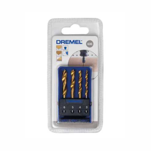 Conjunto de 4 brocas para madeira (636) DREMEL