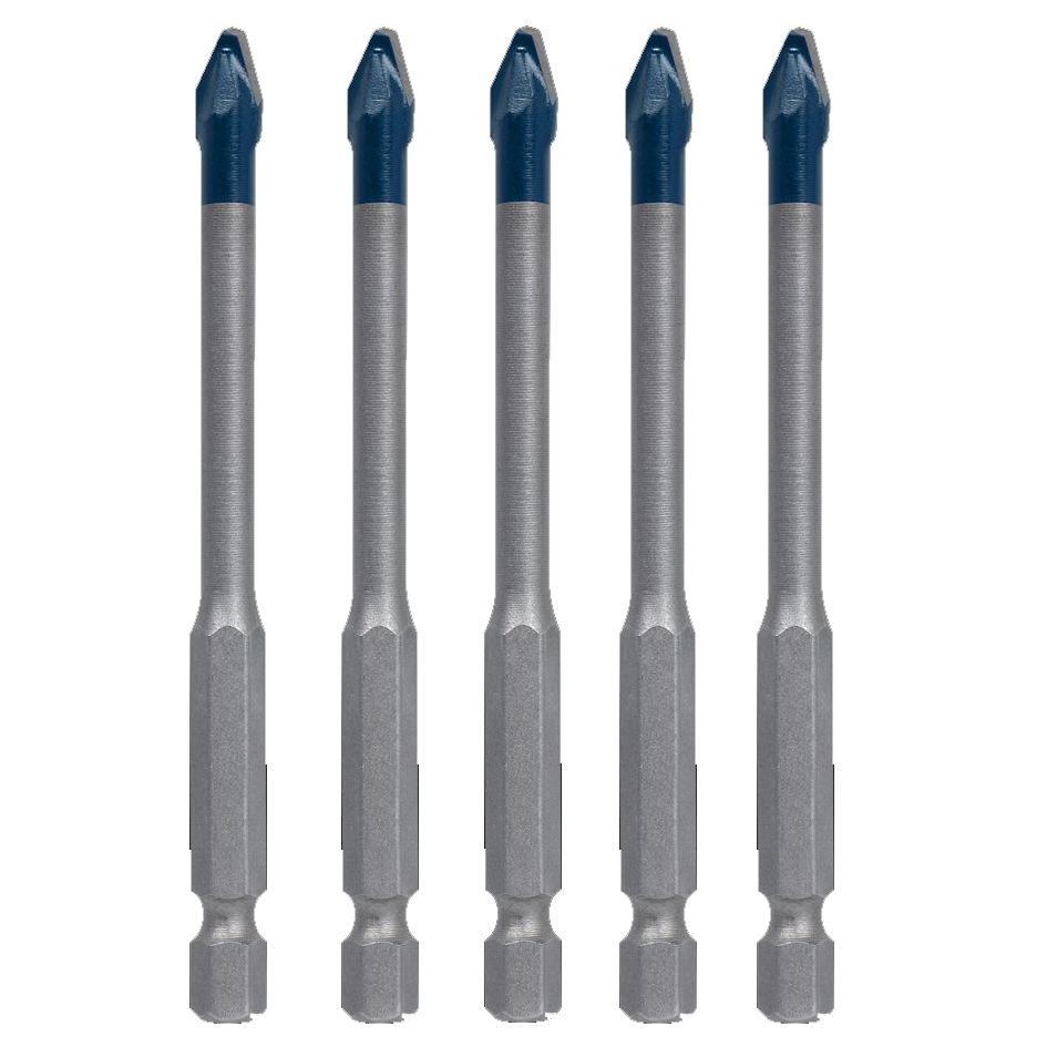 Conjunto 5 Brocas 5mm para Cerâmicos Duros EXPERT HEX-9 HARDCERAMIC BOSCH