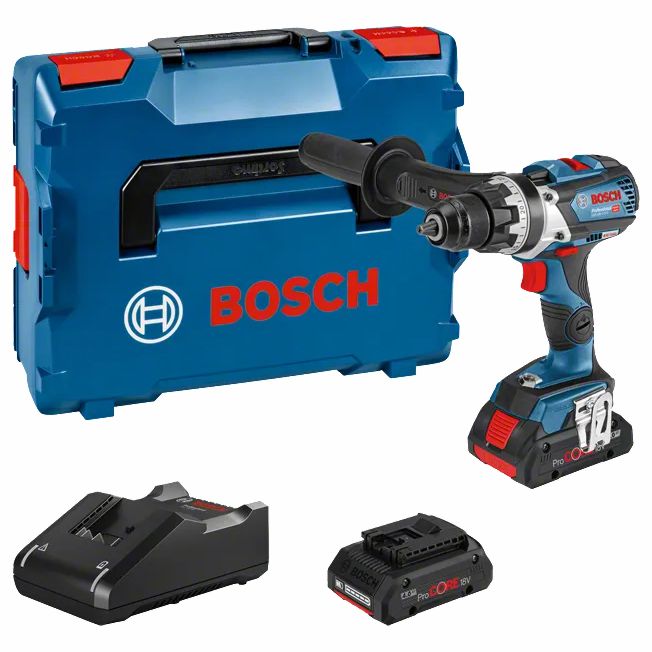 Aparafusadora/berbequim sem fio GSR 18V-110 C + 2 Baterias ProCORE18V 4.0Ah BOSCH