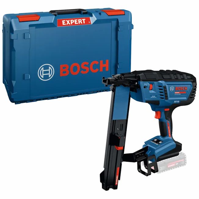 Agrafador para madeira sem fio EXTH18V-50M + Mala XL-BOXX BOSCH