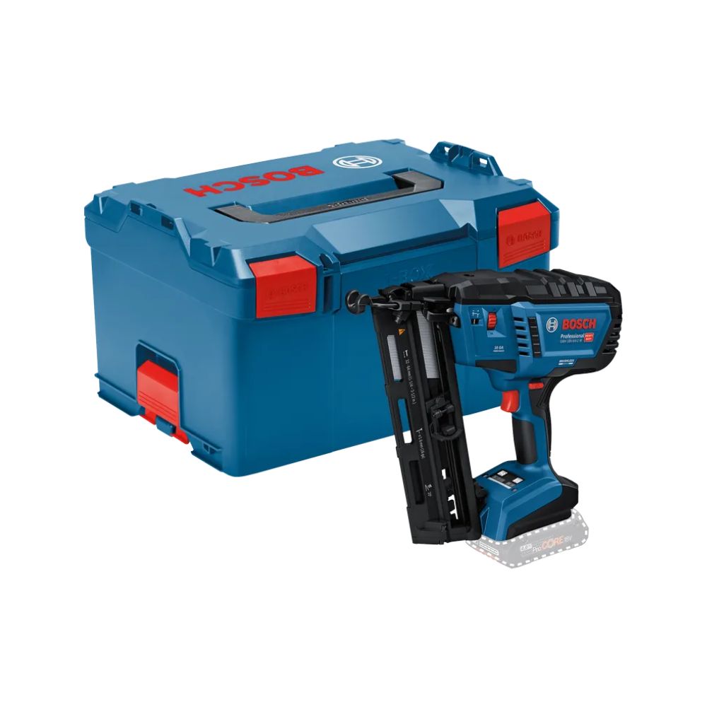 Pistola de pregos sem fio para madeira PRO HEAVY DUTY GNH 18V-64-2 M + Mala L-BOXX 238 BOSCH