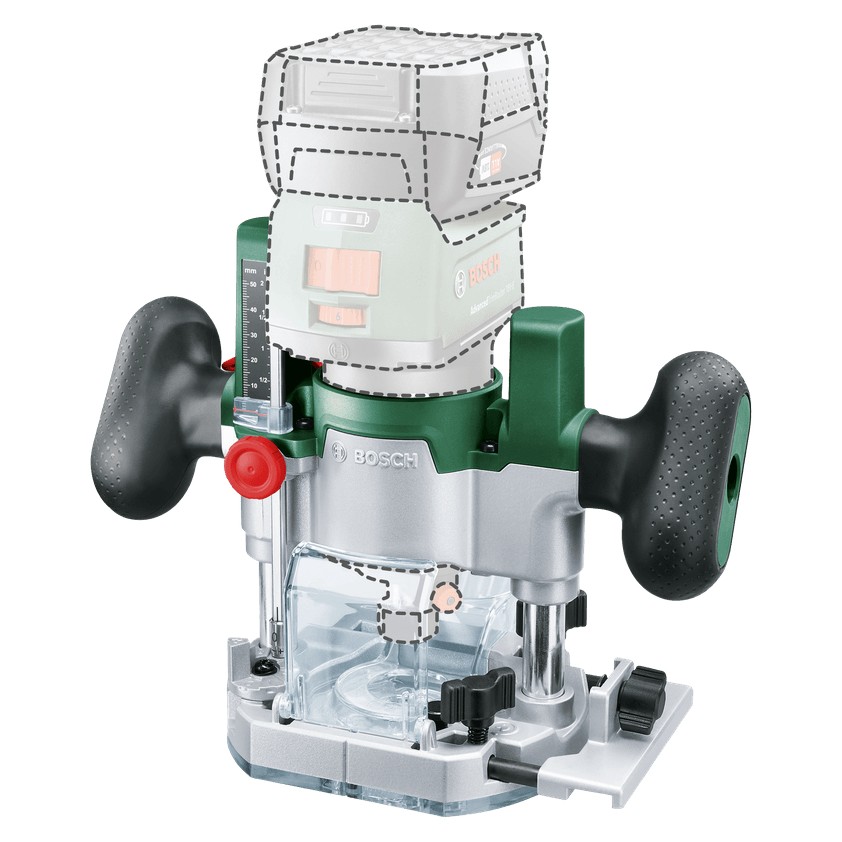 Base de imersão da tupia sem fio BOSCH DIY 
