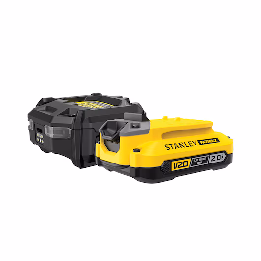 Pack: 1 bateria V20 Li-Ion 18V 2Ah + Carregador 1,25A STANLEY 