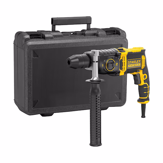 BERBEQUIM COM PERCUSSÃO 1.100W 2 VELOCIDADES STANLEY 