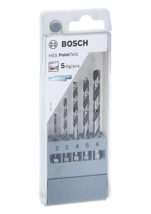 Conjunto de brocas para metal 5 unidades HSS PointTeQ BOSCH