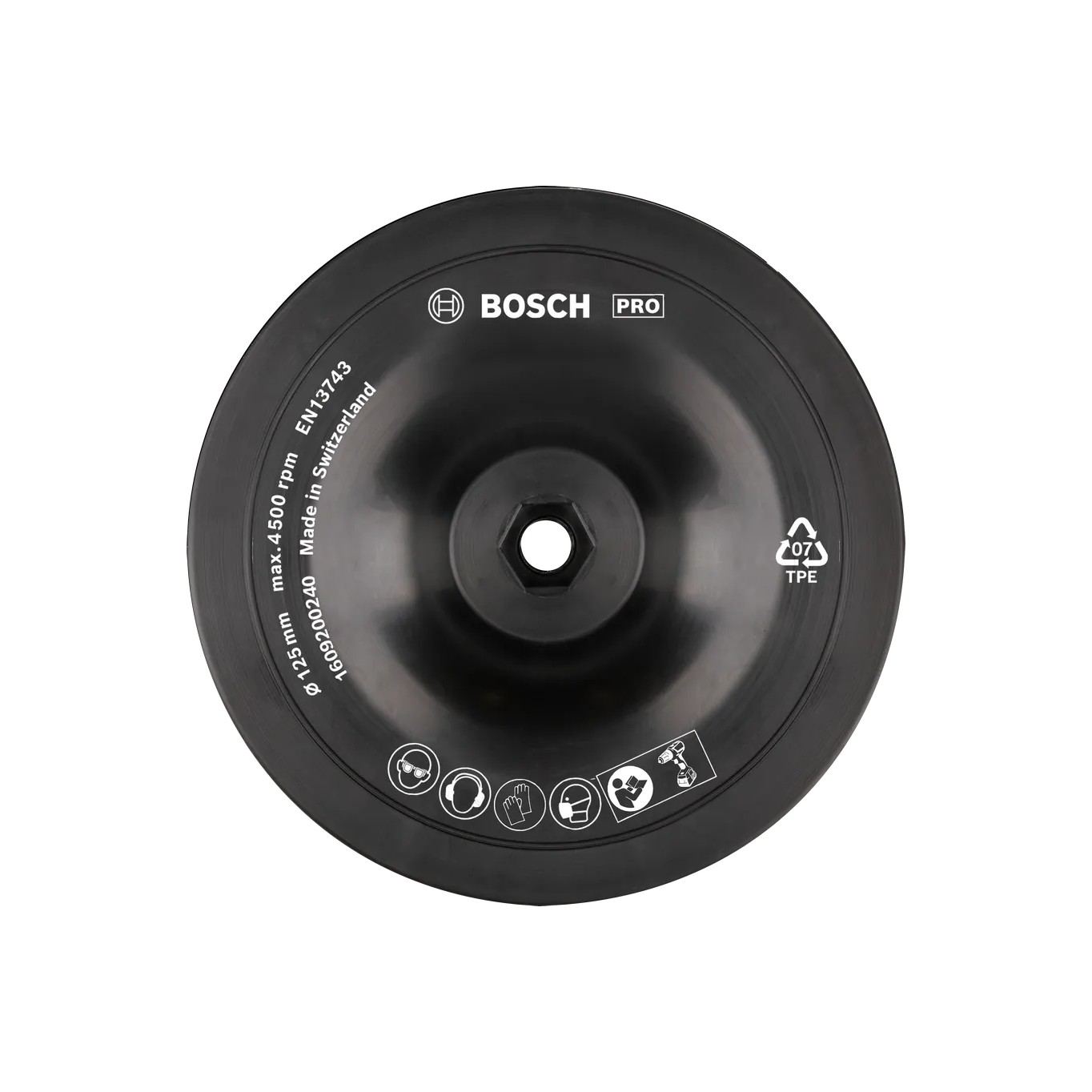 PRO Backing Pad Ø125 x 8 mm BOSCH