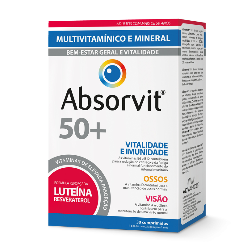 Absorvit 50+ x30 Comprimidos