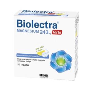Biolectra Magnésio Forte Limão X 20 comprimidos efervescentes