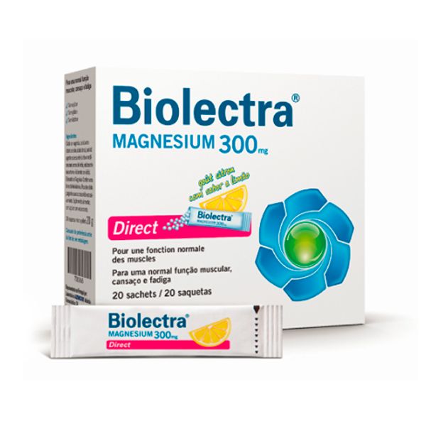 Biolectra Magnésio Saquetas Direct X 20 pó solução oral