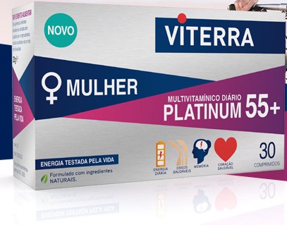 Viterra Mulher Platinum 55+ X30 Comprimidos