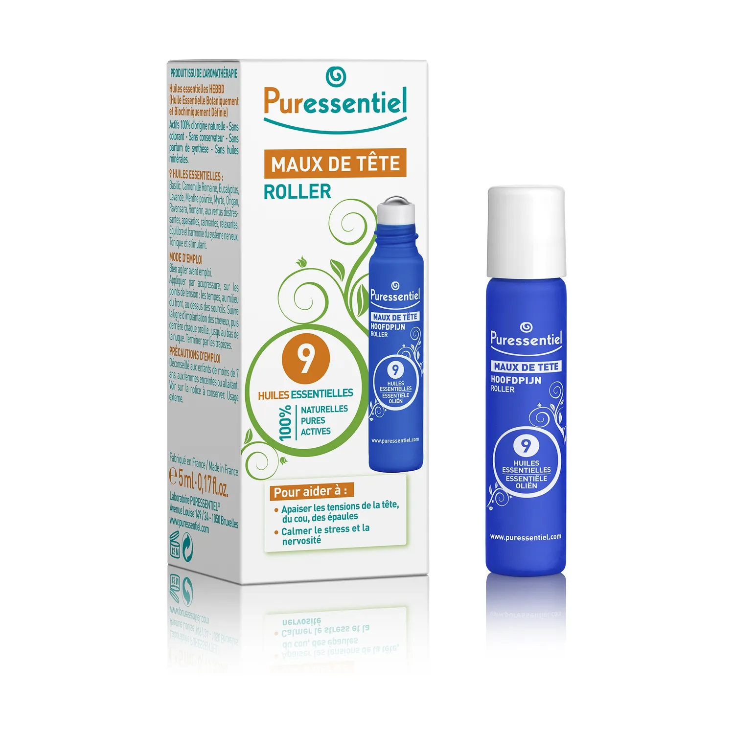 Puressentiel Roll On Dores Cabeca 5ml