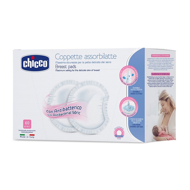Chicco Disco Absorvente Anti-Bacterianos x60 Unidades