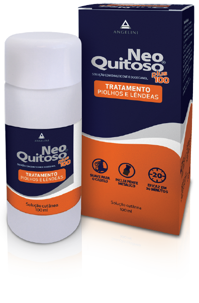 Neo Quitoso Plus Solução Cutânea Piolhos Lêndeas 100ml