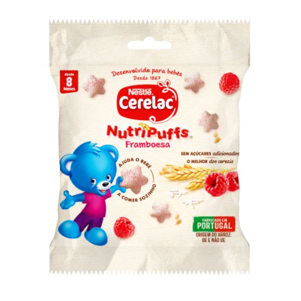 Cerelac NutriPuffs Framboesa 8M+ 7g