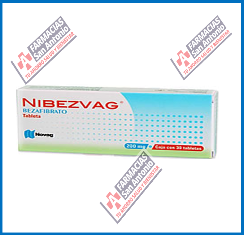 NIBEZVAG BEZAFIBRATO 200 mg (30 TABLETAS ) PROMOCIÓN
