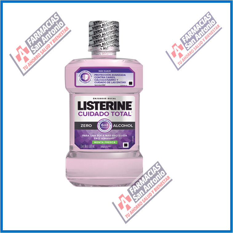 LISTERINE CUIDADO TOTAL 180 ML