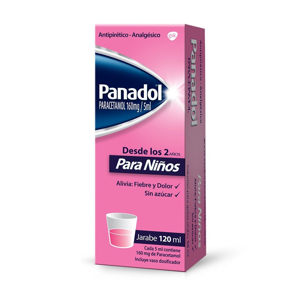Panadol Infantil 160 mg Jarabe 120 ml