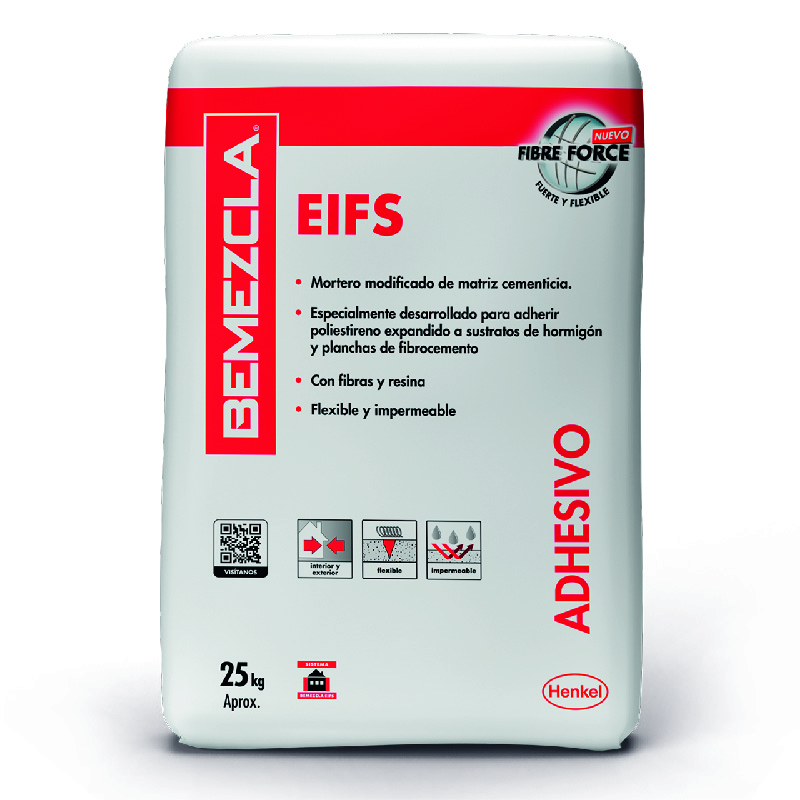 Bemezcla Adhesivo Mortero EIFS 25KG