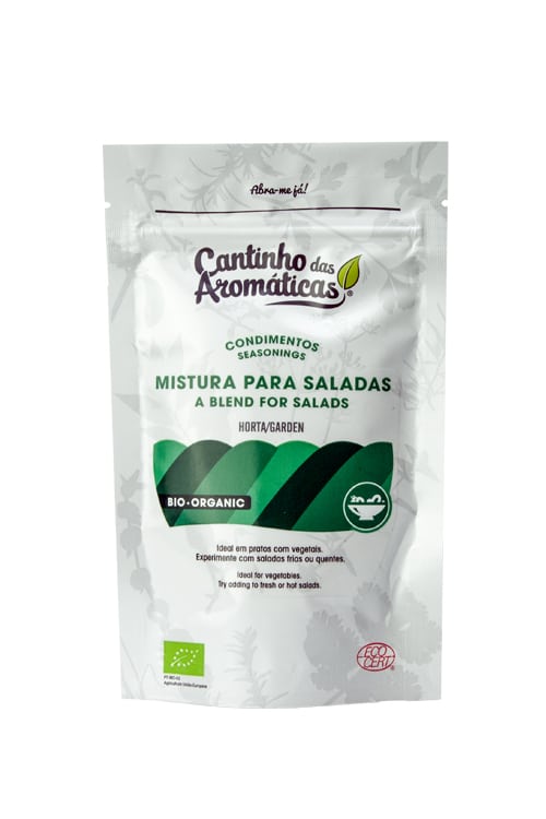Condimentos da Horta – Mistura de Ervas Bio para Saladas