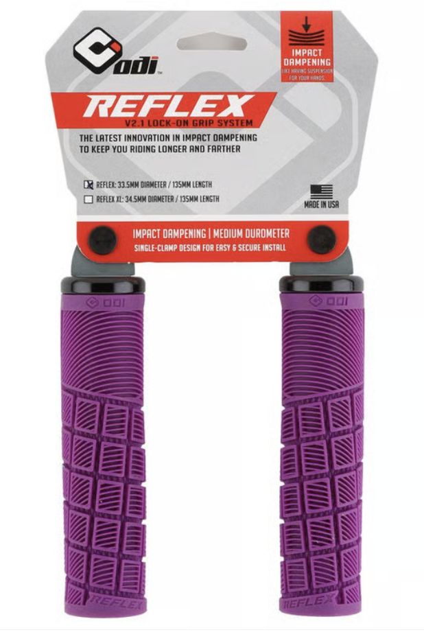 PUÑOS ODI - REFLEX V2.1 LOCK-ON WHT/PURPLE/UNIDAD
