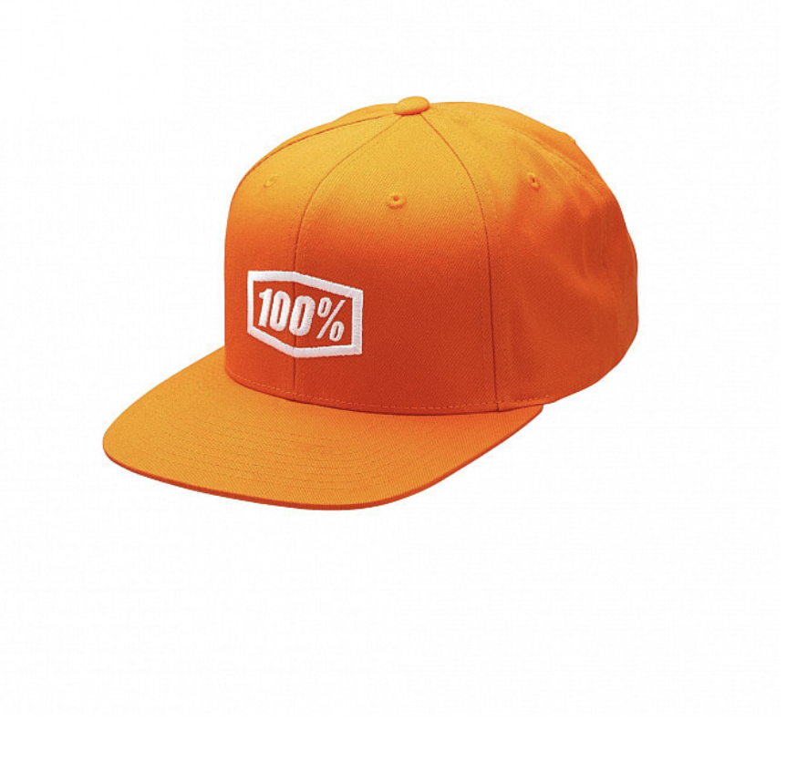 JOCKEY 100% ICON - Snapback Cap Orange (Ajustable)