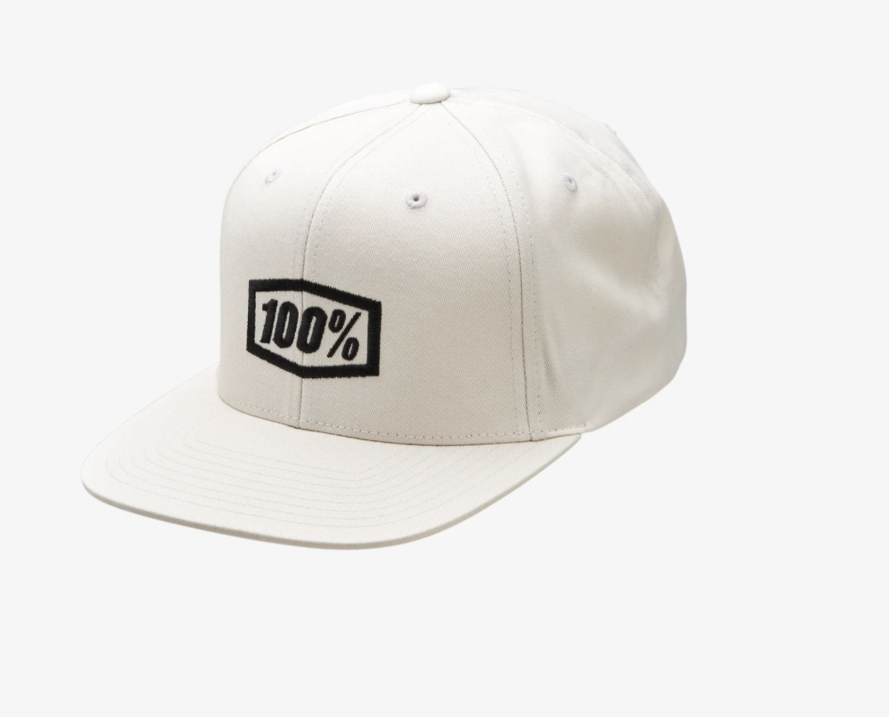 JOCKEY 100% ICON - Snapback Cap Silver Grey (Ajustable)