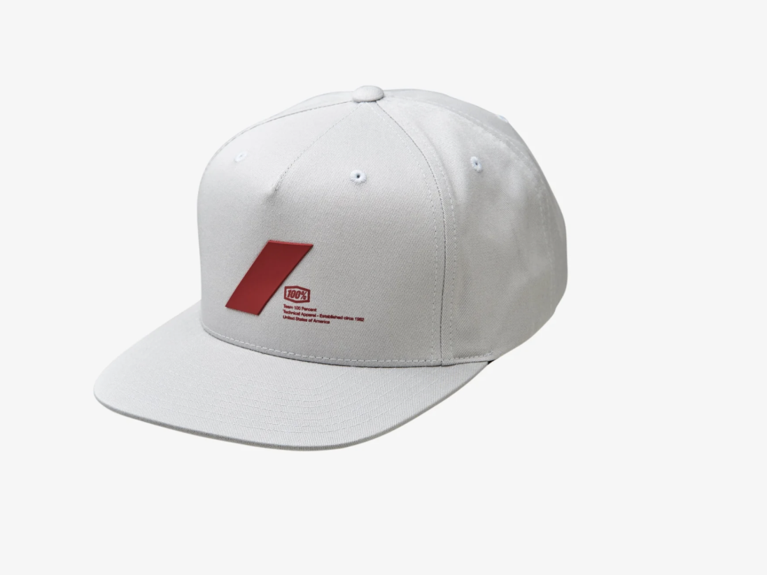 JOCKEY 100% FORWARD - Snapback Cap Light Grey (Ajustable)