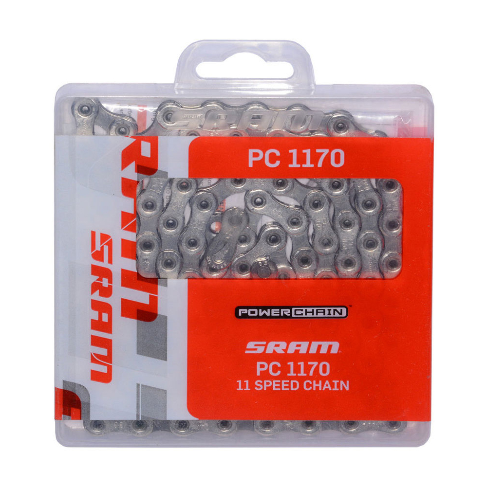 CADENA SRAM PC1170 HOLLOW PIN - 11 velocidades (120 Links) Gris