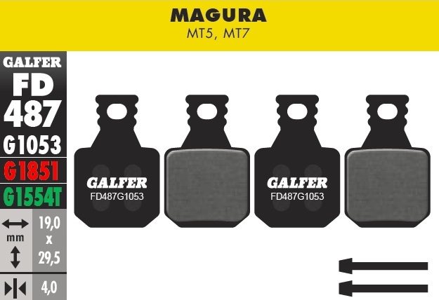 PASTILLAS GALFER - Magura MT5 y MT7