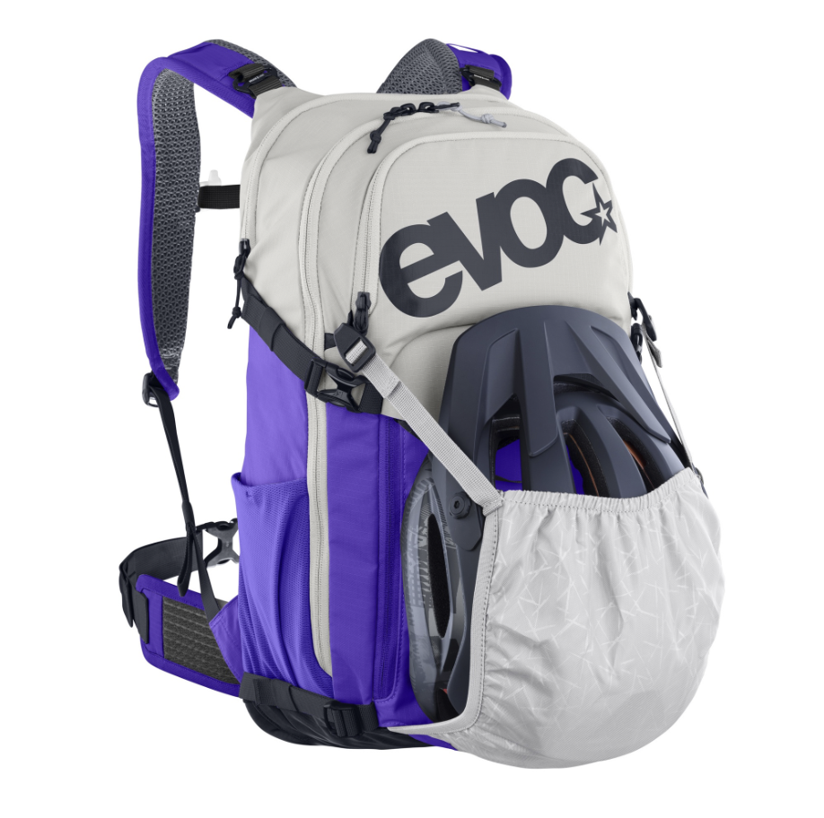 MOCHILA EVOC - Stage 18 L Sand/Violeta 4
