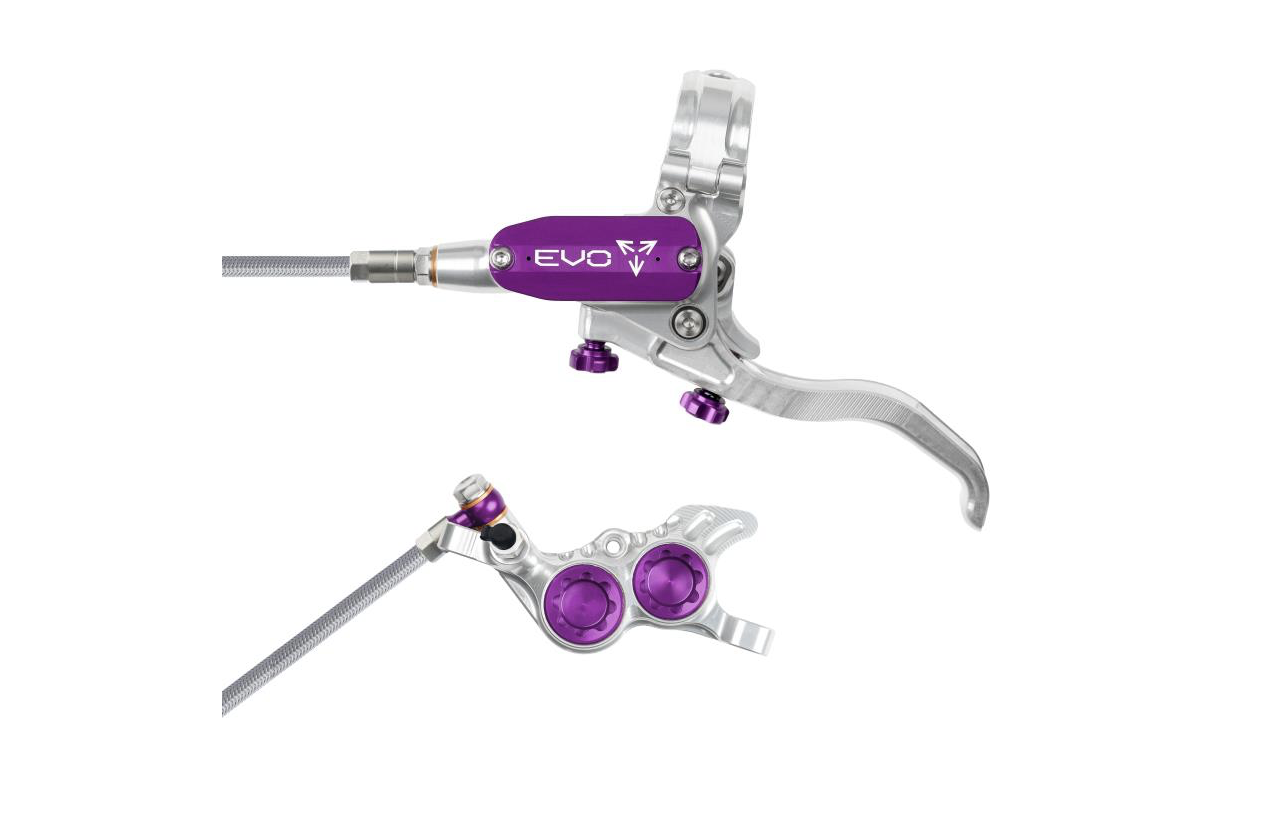 FRENO HOPE EVO GR4 - Plata/Morado - Delantero