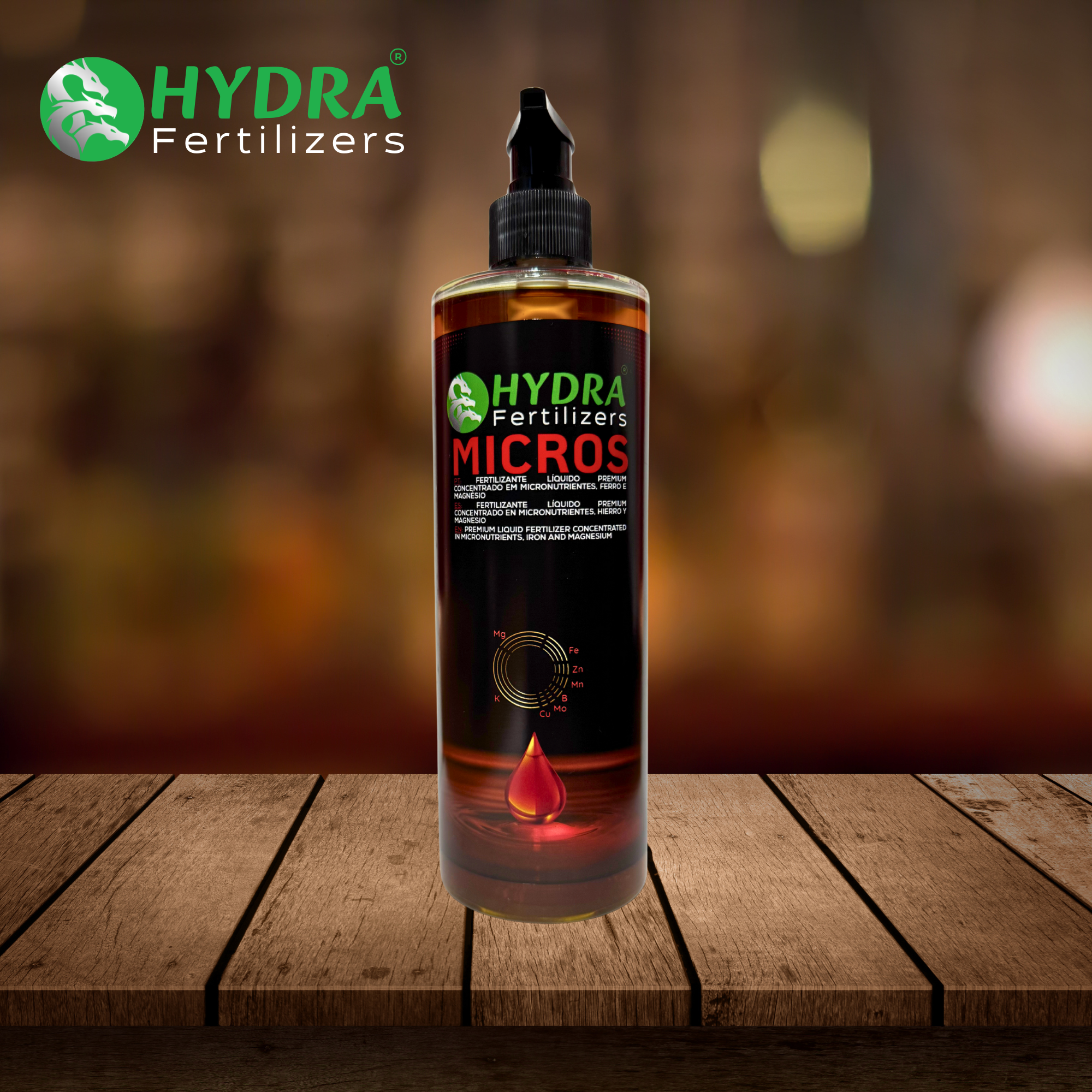 Embalagem oficial Hydra Micros
