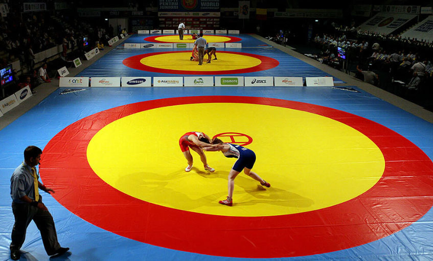 Colchonetón de lucha para entrenamiento Chile