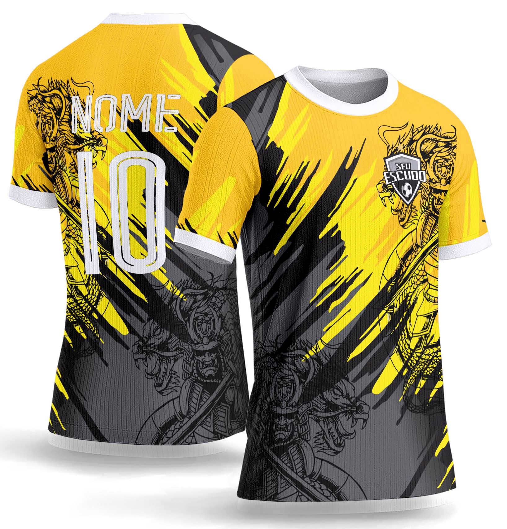 Arte Vetor Camisa InterClasse samurai Mod-4