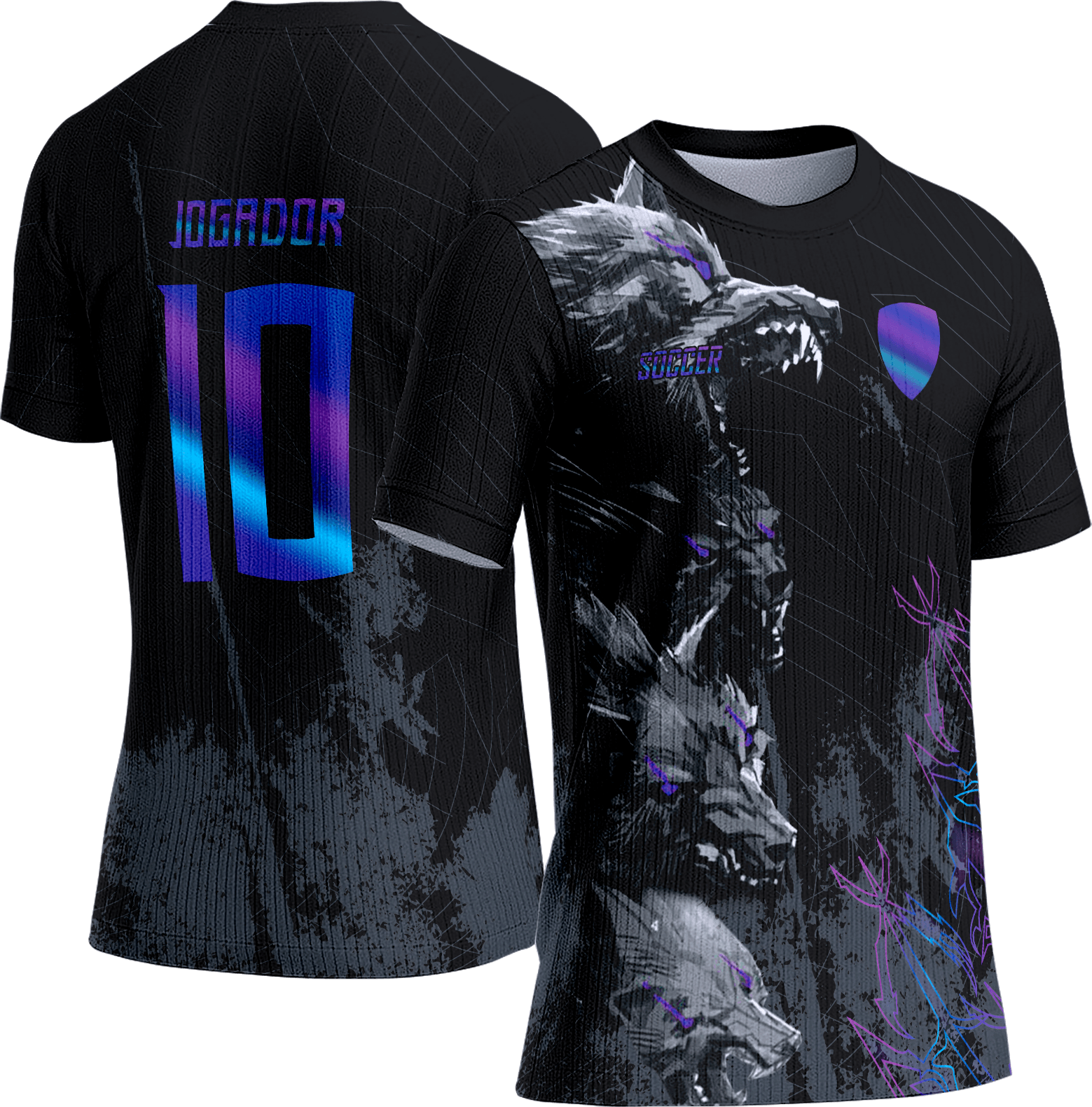 Arte Vetor Camisa Interclasse 021 Lobo