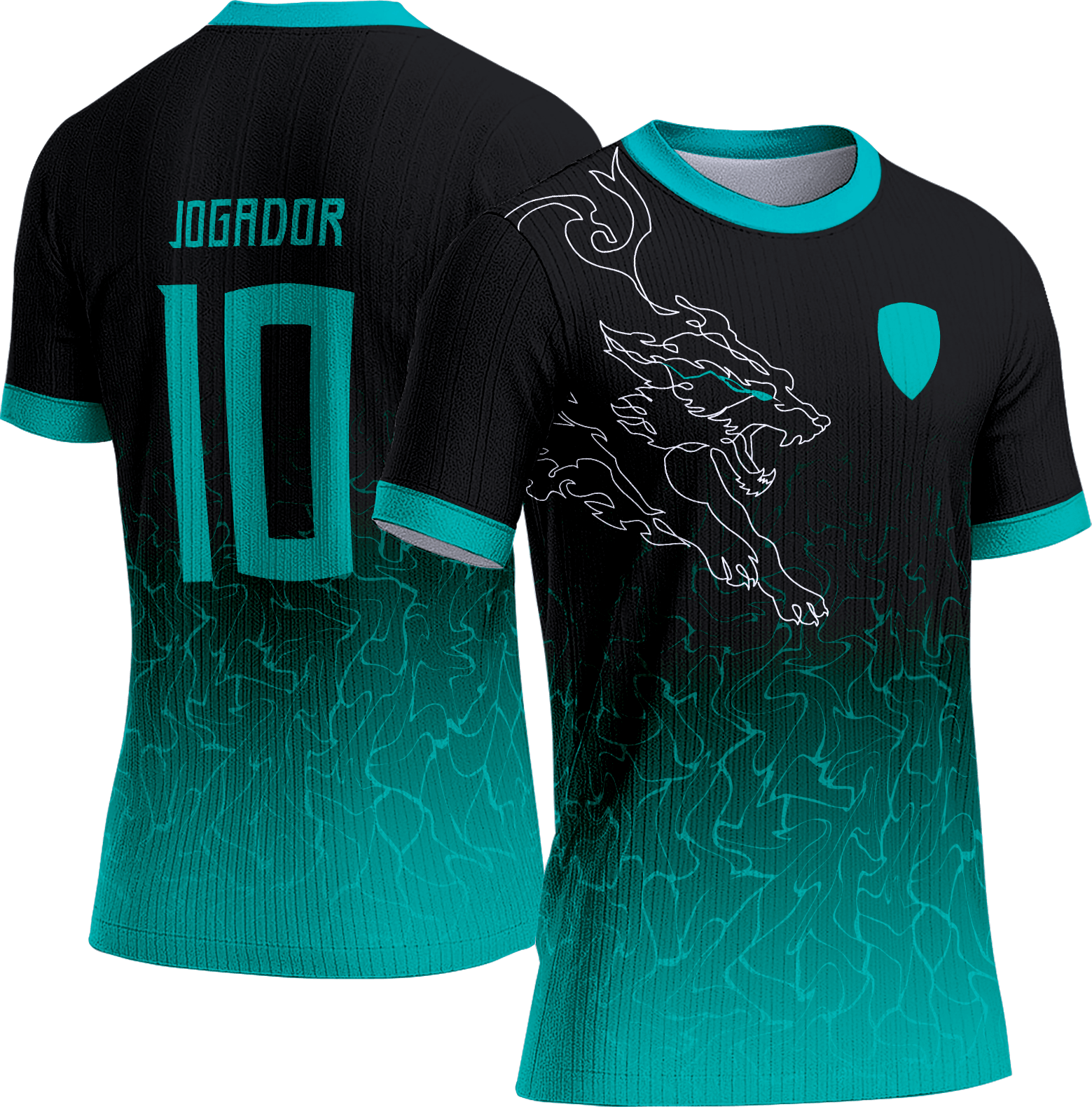 Arte Vetor Camisa Interclasse 049 Lobo