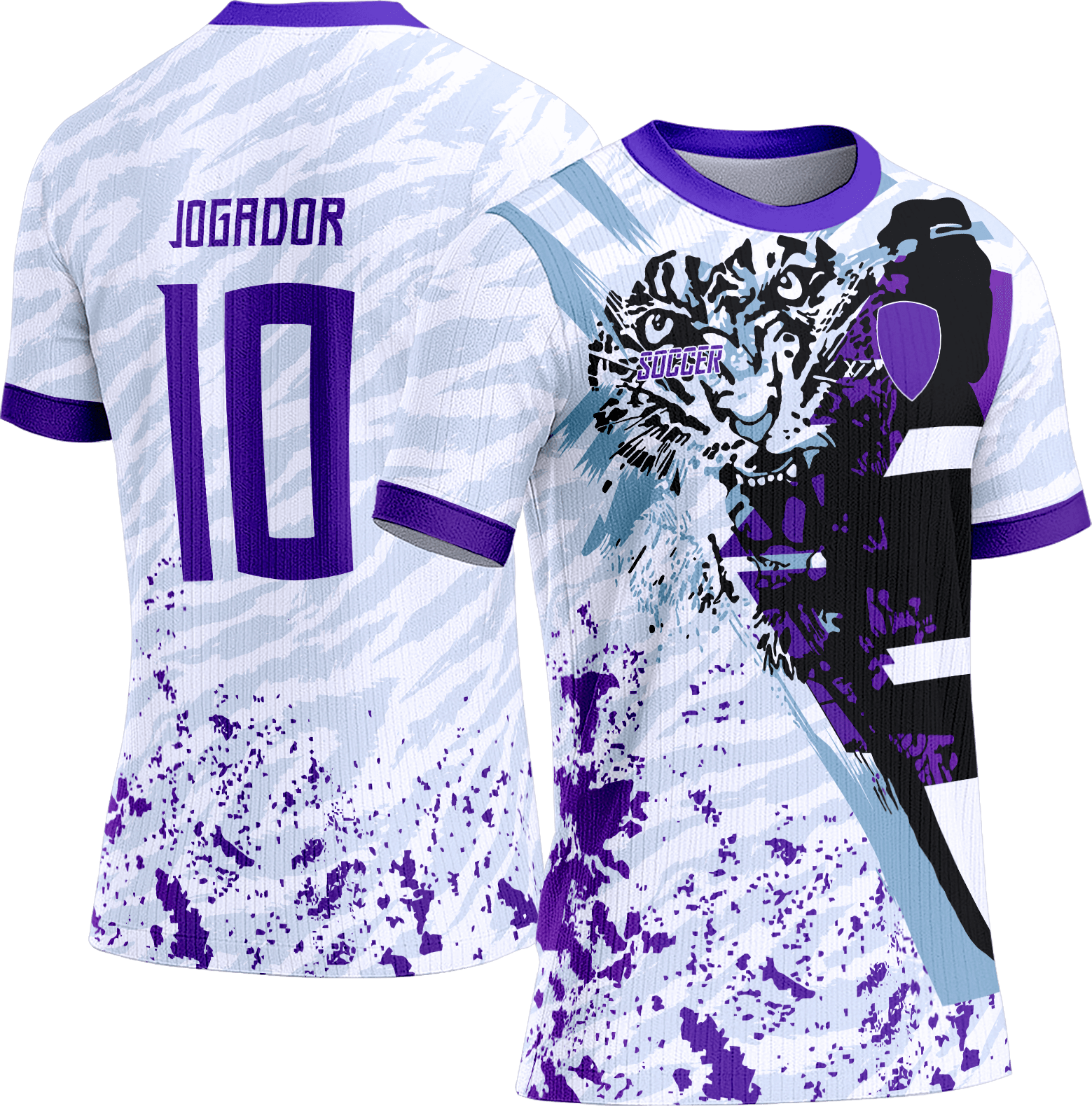Arte Vetor Camisa Interclasse 074 Tigre