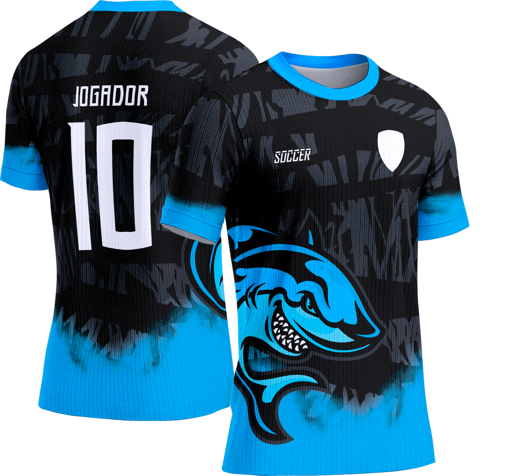 Arte Vetor Camisa Interclasse 087 Tubarão