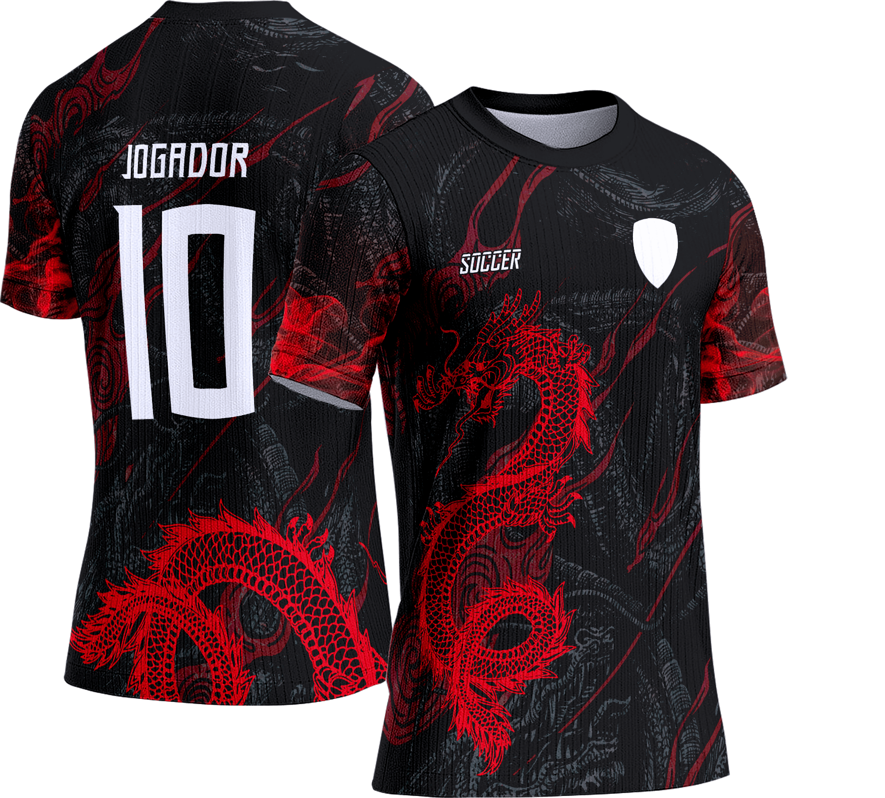 Arte Vetor Camisa Interclasse 093 Dragão