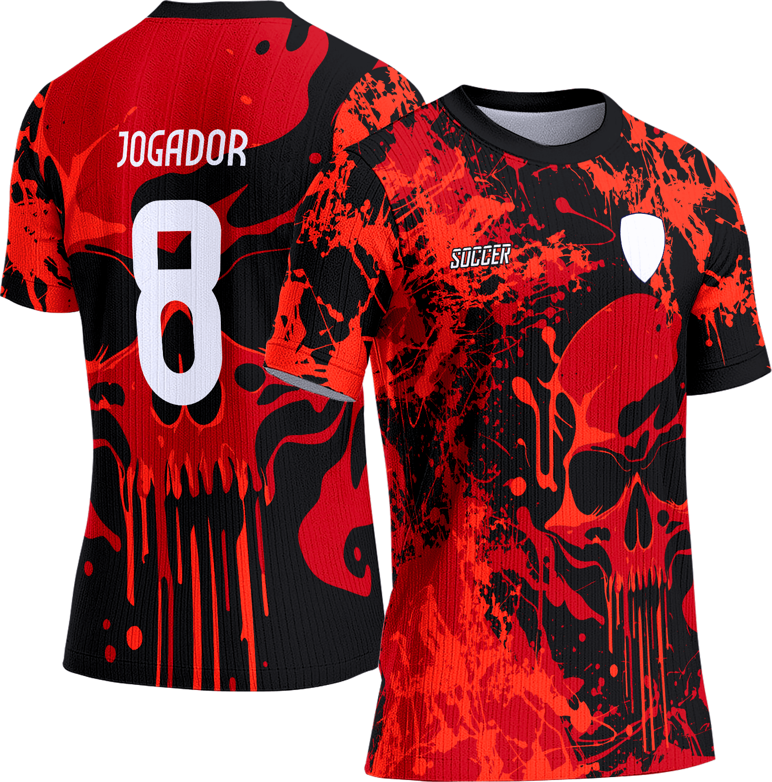 Arte Vetor Camisa Interclasse 153 Caveira