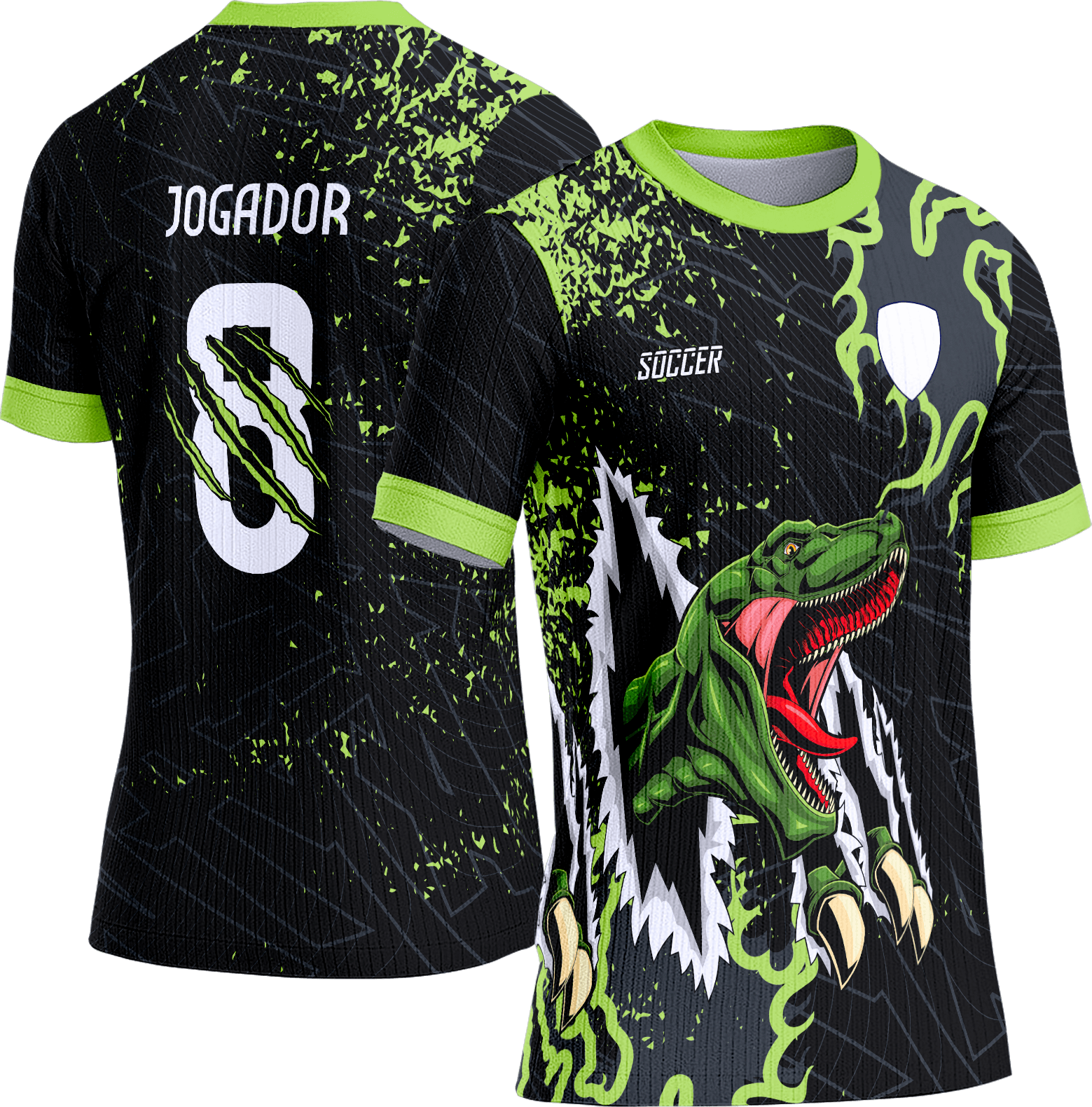 Arte Vetor Camisa Interclasse 159 Dinossauro